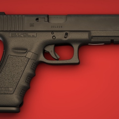 3d model of Glock 17 pistol 01