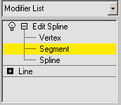 Add Edit Spline modifier
