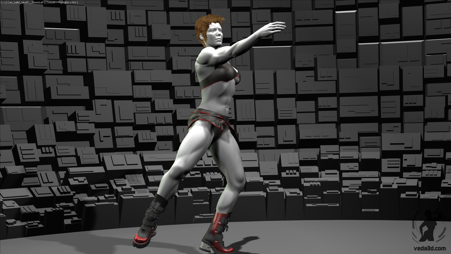 Veda Body - Hair and cloth simulation